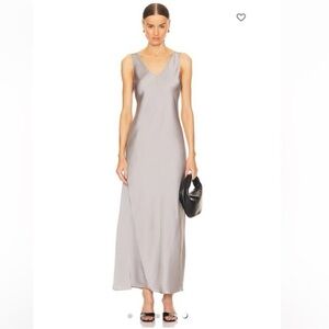 All Saints Silver Maxi Dress
